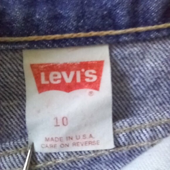 Levi's 573 Brown Tab Jeans-Size 10-Vintage-1987-High Rise-Tapered Leg-USA Made - Picture 11 of 12